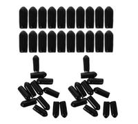 DRESSOOS 200pcs Rubber Headband End Caps Innovative Design for DIY Hair Accessories Sl lack Hair Band Tips Offering Comfortable Protection and Replacement for Bands