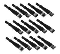 DRESSOOS 20pcs Double Head Clipper Brush Electric Cleaning Brush Hair Clipper Cleaner Mini Plastic Trimmer for Barber and Home Use