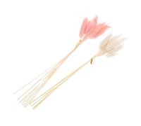 DRESSOOS 20pcs Natural Plants Diffuser Sticks with Dried Flowers for Room Decoration, Fast Absorption Aroma Diffuser Sticks Emitting Fragrance, for Interior Decoration