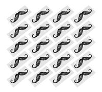 DRESSOOS 20pcs Nose Waxing Stickers for Hair Removal and Beard Styling, Black Pp Material, Suitable for Lips and Mouth, for DIY Decoration and Personal Care
