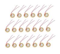 DRESSOOS 20pcs Sensor Trigger Music Drum Disc High Sensitivity Elements for Instrument Triggering Low Power Consumption Piezoelectric Components for Musical Projects