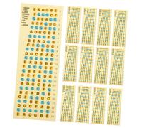 DRESSOOS 20pcs Ukulele Audio Stickers Band Stickers Waterproof Stickers Guitar Chord Stickers Vinyl Sticker Stickers Bulk Fret Wire Stickers for Teens Guitar Fretboard Stickers Tape Pvc