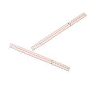 DRESSOOS 2pairs Maple Drumsticks Practice Drum Sticks for Quiet Play for Rock Band Percussion