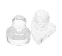 DRESSOOS 2pcs Acrylic Pressed Powder Stamper for Eye Shadow Palette Repairing Tool Technic Makeup Tool