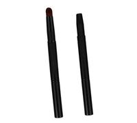 DRESSOOS 2pcs Angled Paint Brush Eyebrow Eye Makeup Brush Soft for Brow Eye Look