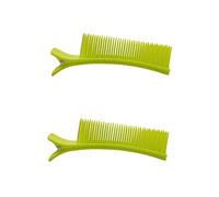 DRESSOOS 2pcs Applicator Brush Barber Hair Clip Salon Sectioning Clips Hair Separating Clips Hair Layering Clip for Hair Styling Comb Volume Womens Hair Clips Salon Clips Miss Curlers Major