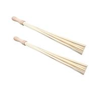 DRESSOOS 2PCS Bamboo Gua Sha Massage Sticks Handheld Manual Therapy Tool for Neck Shoulder Back and Whole Body Muscle Relief Portable Lightweight for Home and Travel