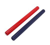 DRESSOOS 2pcs Boy Girl Wooden Rhythm Sticks Ribbed and Non-ribbed Percussion Instruments for Classroom and Home Early Educational Music Toys for Developing Rhythm Skills and Music