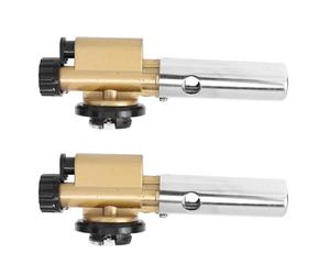 DRESSOOS 2pcs Burner with Adjustable Flame, Copper and Stainless Steel Construction, Convenient to Carry for Hiking and Outdoor Use