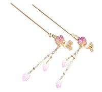 DRESSOOS 2pcs Chinese Traditional Alloy Hair Stick for Flyaway Hair Creative Stick for Chinese Year Accessories Delicate for Themed Party Decorative