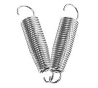 DRESSOOS 2pcs Drum Foot Pedal Spring Replacement Metal Tensioner Springs for High-strength Drum Pedals and Corrosion-resistant Parts for Enhanced Performance and Longevity