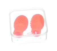 DRESSOOS 2pcs Drumstick Caps Protective Covers Mute Drum Stick Head Covers for Practice Pad Drumming