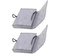 DRESSOOS 2pcs Essential Oil Storage Bottle Bag Portable Drop-Proof Felt Non-Woven Fabric Six Bottles Multi-Function Travel Pouch for Travel Use