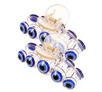 DRESSOOS 2pcs Evil Eyes Hair Clips for Women Strong Gripping Decorative Clips for Thick Fine Hair Lightweight and Easy to Use for Makeup Shower and Daily Wear
