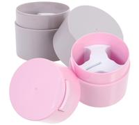 DRESSOOS 2pcs Eyelash Glue Jar Glue Storage Jar Holder for Eyelash Extension Sealing in Salon Makeup Storage