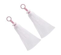 DRESSOOS 2pcs Facial Soap Foaming Nets with Comfortable Texture, Pp Material, for Home Use, Effective Facial Cleaning Tool for Gentle and Rich Bubble Creation