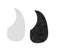 DRESSOOS 2pcs Folk Guitar Pickguards Guitar Fretboard Stickers Drop Shaped Pickguard Decals