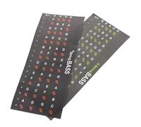 DRESSOOS 2pcs Guitar Fretboard Stickers Note Map Decals for Beginners Material Easy to Apply Remove Suitable for Electric Acoustic Guitars Bright Printing for Quick Chord