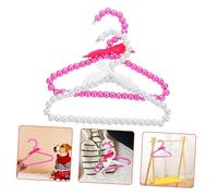 DRESSOOS 2pcs Hangers for Pet Clothes Creative Dog Apparel Holder Bowknot Decor Practical Drying for Puppy Skirts for Organizing Pet Outfits