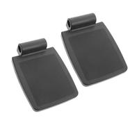 DRESSOOS 2Pcs Heavy Duty Wheelchair Footrest Pads Durable Elevating Leg Rest Supports for Wheelchair Users Fit Accessory for Enhanced Stability and Safety