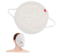 DRESSOOS 2pcs Hot Cold Compress Facial Towel Reusable Skin Care Cloth for Women Soft Coral Fleece for Moisturizing and