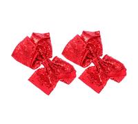 DRESSOOS 2pcs Large Bowknot Hair Clips for Women Girls Sequin Hairpins Barrettes for Wedding Engagement Party