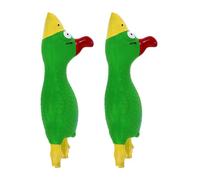 DRESSOOS 2pcs Latex Dog Squeaky Toy Dog Chew Toy Squeaky Duck Activity Chew for Puppies