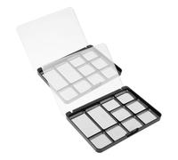 DRESSOOS 2pcs Magnetic Eyeshadow Palette Empty Tray 10-Compartment Makeup Storage Case DIY Cosmetic Holder for Professional and Travel Use