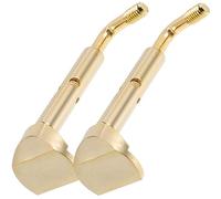 DRESSOOS 2pcs Metal Violin Chin Rest Screws Replacement Violin Parts Accessories for Fitting Compatible