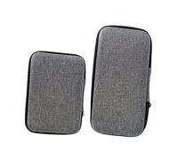 DRESSOOS 2pcs Microphone Storage Bags Waterproof Zipper Cable Pouch Portable Earphone Charger Case Earbud Carrying Pouch for Travel and Daily Use
