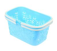 DRESSOOS 2Pcs Miniature Shopping Baskets for Pretend Play and Doll House Decor Storage Baskets for Art and Classroom Activities