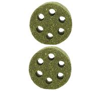 DRESSOOS 2pcs Organic Hay Teething Toys for Rabbits Guinea Pigs Natural Chew Toys for Small Animals Bunny Hamster Teething Chews Pet Playthings