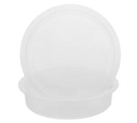 DRESSOOS 2pcs Outdoor Plastic Bird Water Bowls Inserts for Hummingbird Feeder Replacement round Birdbath Water Dishes Garden Bird Feeding Station Accessories