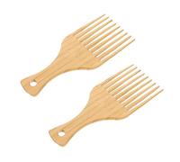 DRESSOOS 2pcs Quality Material Wide Tooth Comb for Mens Hair Styling Scalp Massage
