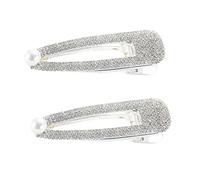DRESSOOS 2pcs Rhinestone Hair Clips Elegant Wedding Accessories for Brides Lightweight and Comfortable Barrettes for Special Occasions