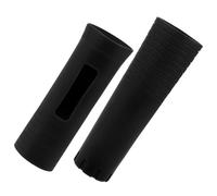 DRESSOOS 2pcs Silicone Microphone Cover Wireless Handheld Mic Handle Sleeve Durable Protection for Ktv Shock-absorbing Design Stylish Color Easy to Use