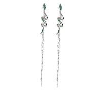 DRESSOOS 2pcs Snake Shape Hairpin Decorated Rhinestone Easy Diy Hairstyles Cosplay Accessories Women Hair Sticks
