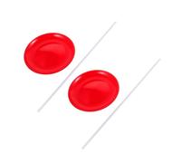 DRESSOOS 2pcs Spinning Plates with Sticks Lightweight Juggling Props for Circus Acts and Stage Performances Vibrant Colors for Dynamic Visuals Easy to and Pros