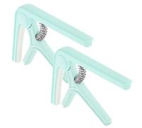 DRESSOOS 2pcs Spring Tension Capos for Guitar Ukulele Slip Particles for Tuning