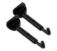 DRESSOOS 2pcs Violin Chinrest Screws Replacement Half Section Metal Clamps for Violin Accessories Comfortable Chin Rest Screws Easy Installation