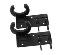 DRESSOOS 2pcs Wall Mount Mic Hook Holder Microphone Hanger for Ktv Home and Studio Use Efficient Easy to Install Compatible Various Microphones