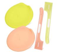 DRESSOOS 2sets Pet Can Lids Spoons Set for Dog Cat Pet Food Can Covers Lids Silicone Airtight Seal Food Scoop Kit