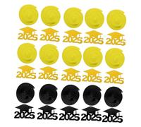 DRESSOOS 30pcs Graduation Hanging Swirl Decorations Spiral Paper and Plastic Ceiling Decor for Classroom and Party Graduation Cap Design for Season Celebration