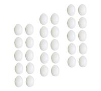 DRESSOOS 30pcs Pigeon Egg Hatching Props Laying Egg Decorations Realistic for Pigeon Breeding