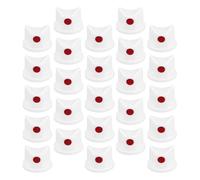DRESSOOS 30pcs White Spray Paint Nozzles Spray Can Trigger Handles Waterproof Graffiti Paint Caps Replacement Tips for Aerosol Cans Craft and Art Supplies