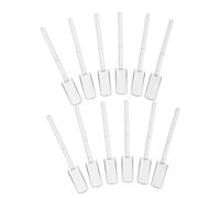 DRESSOOS 32pcs Transparent Nail Practice Sticks for Nail Art Display Polish Color Sample Tools for Home Salon Use for Showcasing Different Textures and Finishes