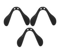 DRESSOOS 3pcs Adjustable Black Cycling Glasses Nose Pads Universal Anti-Slip Nose Support Replacement Parts for Outdoor Sports Eyewear
