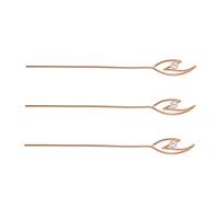 DRESSOOS 3pcs Classic Shaped Hair Pins Women Hair Styling Accessories for Wedding Party