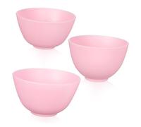 DRESSOOS 3pcs Diy Mask Bowl Silicone Facial Mask Mixing Bowl Face Massage Tool Safe Material