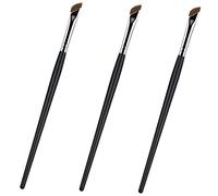 DRESSOOS 3pcs Eye Liner Brow Brush Eyebrow Tint Eyeshadow Applicators Stencil Kit